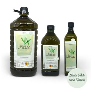 Aceite de Oliva Virgen Extra, en rama de octubre, La Unidad, familia de productos