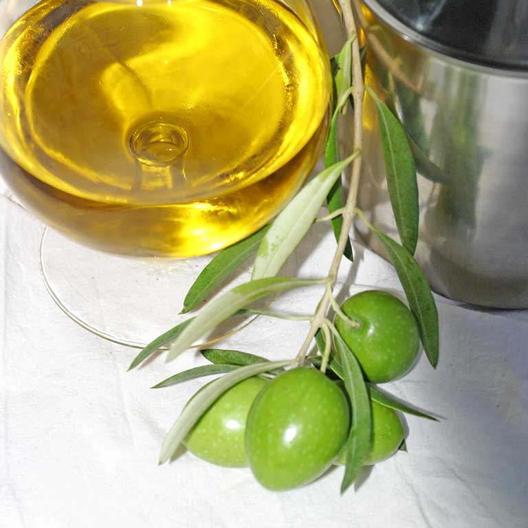 Vaso de aceite de oliva de almazara La Unidad