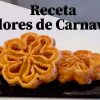 Flores de carnaval con aceite de oliva
